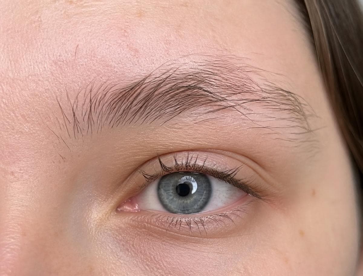 Before: Brow Design & Hybrid Tinting
